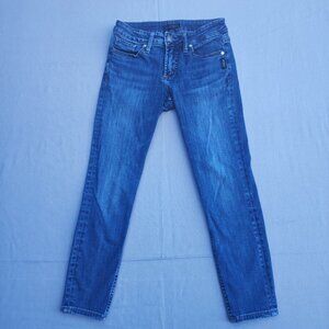 Silver Jeans Suki women's size W25/L25 denim blue colour skinny crop